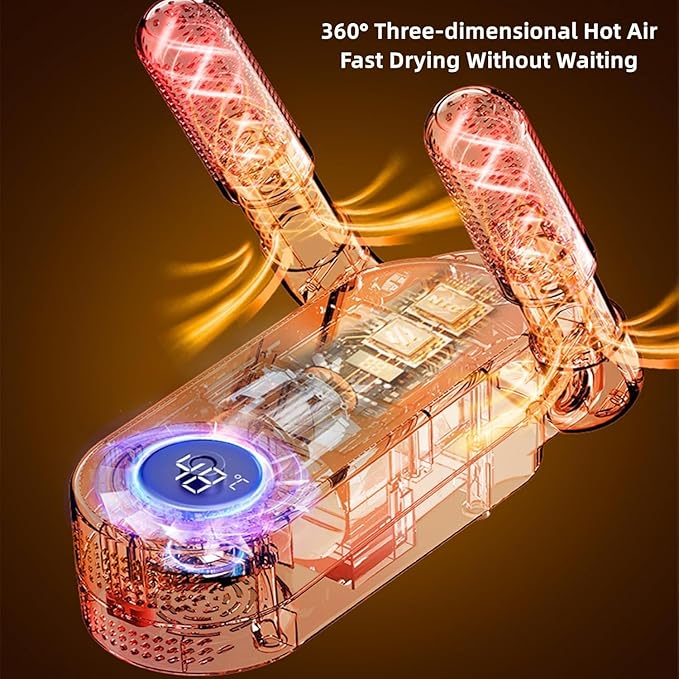 Load video: Double v shoe dryer timed quick drying shoe dryer portable foldable shoe dryer constant temperature